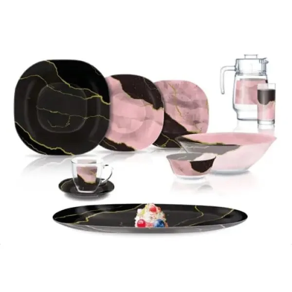 Luminarc Carina Orcu Rose Dinner Set 46-Piece V0761