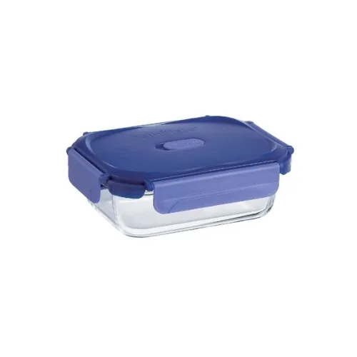 Luminarc Pure Box Putina Glass Storage Box with Lid - 370ML Rectangle V6448