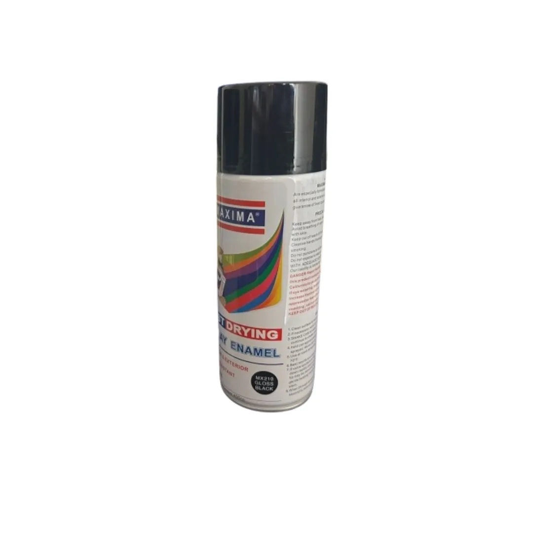 Maxima Gloss Black Spray Paint T020-MX210