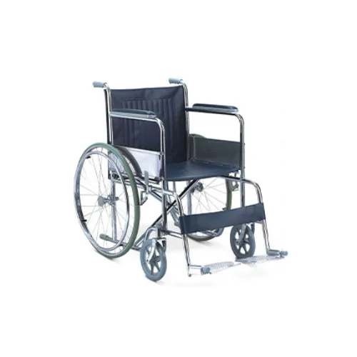 Mobi-Aid Standard Wheelchair, Foldable, Heavy Duty, Lightweight