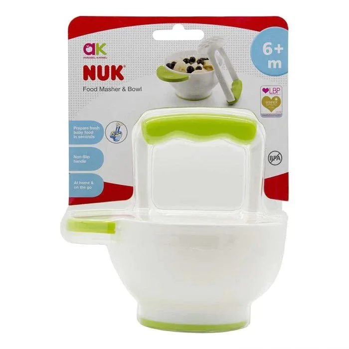 NUK Baby Food Masher & Bowl Set Age- 6m+40255627