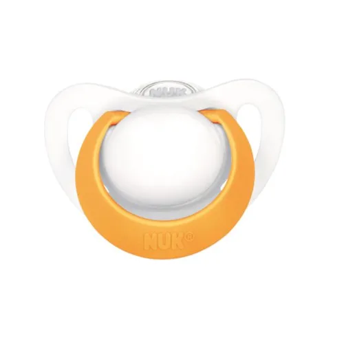 NUK Silicone Soother S2 Genius 6-18M Orange