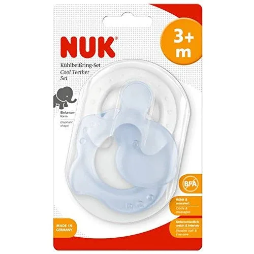 NUK Teething Ring Set Elephant 3 M+10256306