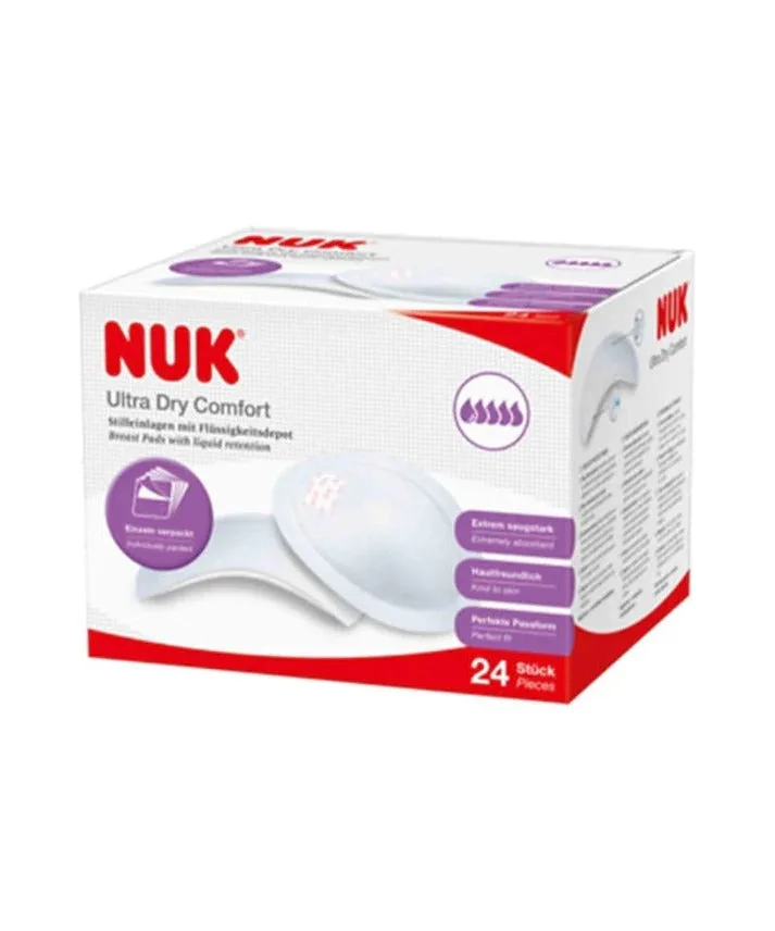 Nuk Ultra Dry Comfort Nursing Pads 24 Pack-10252079