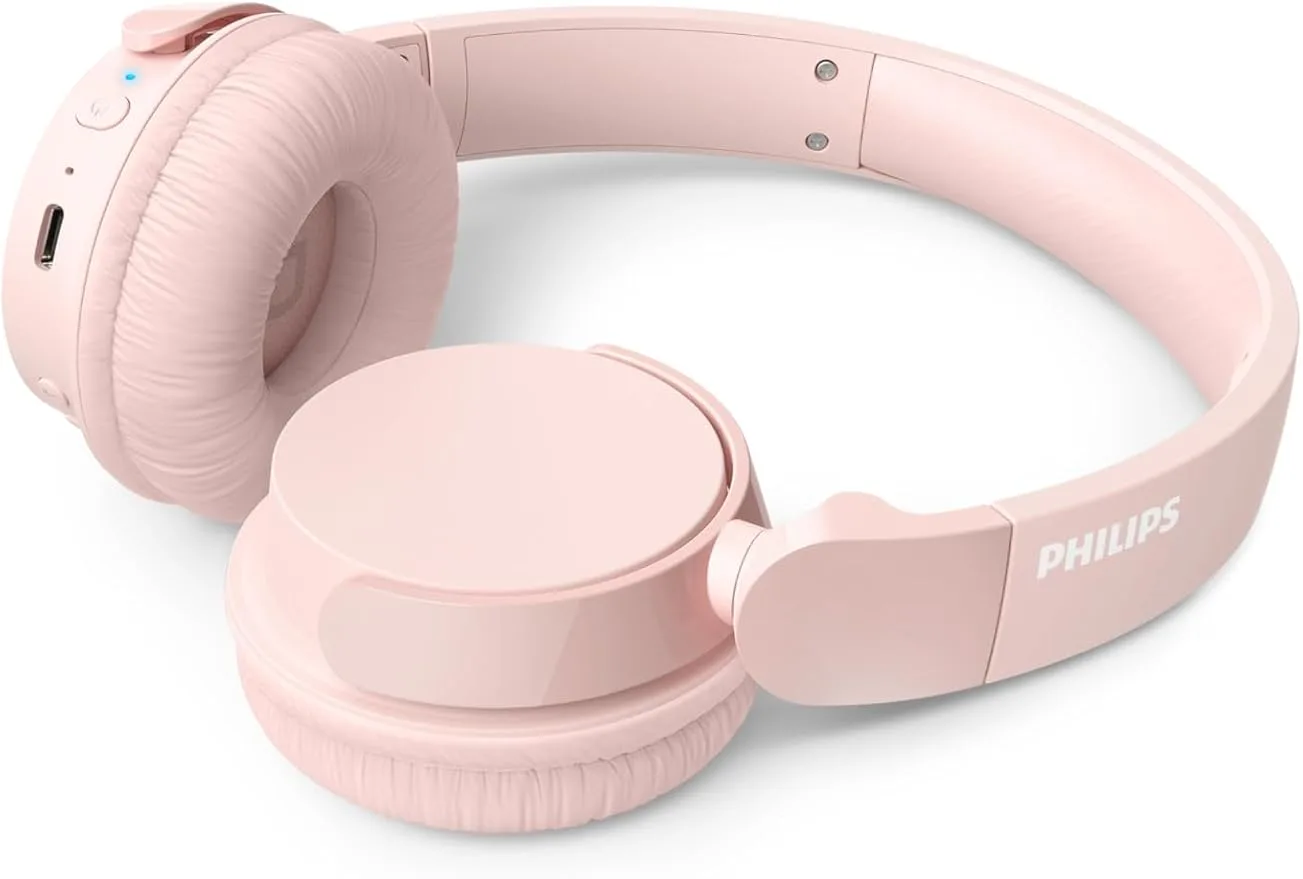 Philips 4000 Series Over-Ear Wireless Headphones Foldable Pink TAH4209PK/00