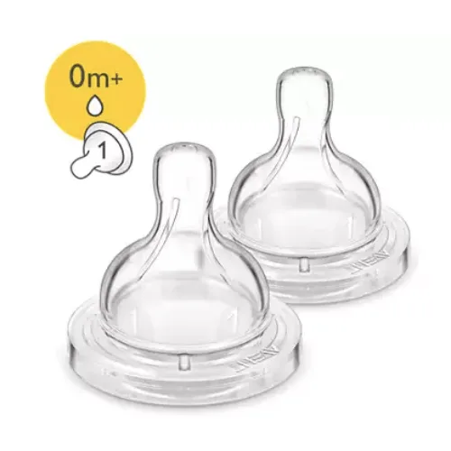 Philips Avent Anti-Colic Teats 0m+ 2-Pack SCF631/27