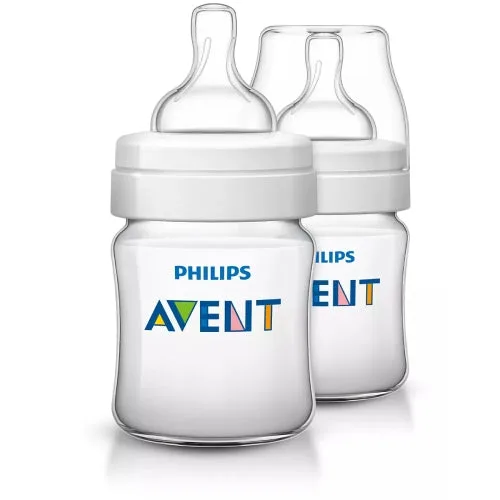 Philips Avent Classic Plus Bottles 125ml 0m+ 2-Pack SCF810/20