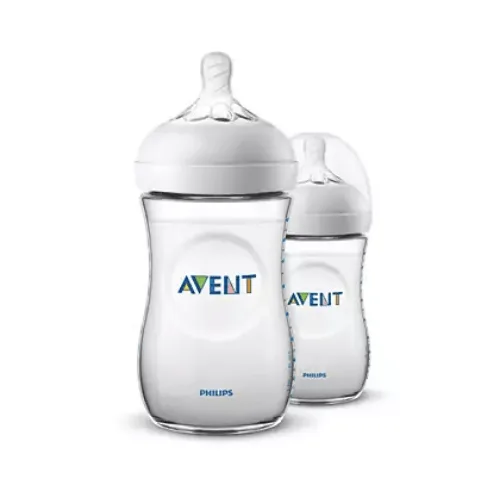 Philips Avent Natural Baby Bottle 260ml 2-Pack SCF693/20