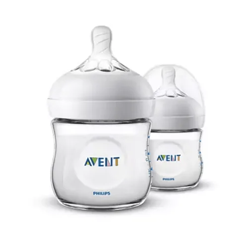 Philips Avent Natural Feeding Bottle 125ml 0m+ 2-Pack SCF030/20