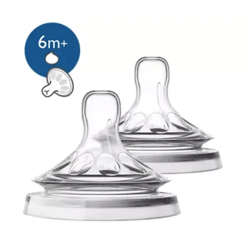 Philips Avent Natural Teats Variable Flow 2-Pack SCF046/27