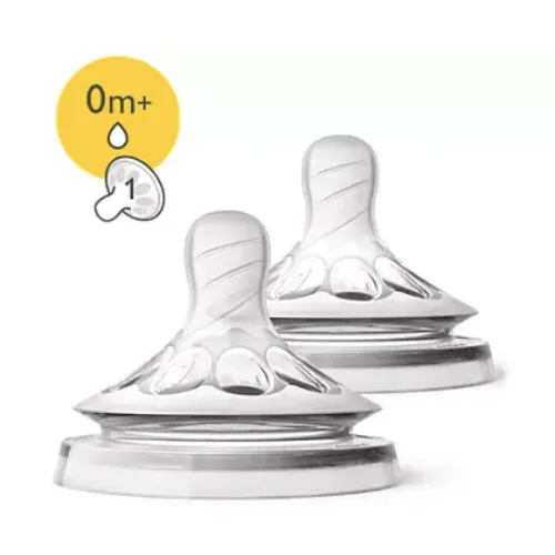 Philips Avent Natural Teats 0m+ 2-Pack SCF041/27