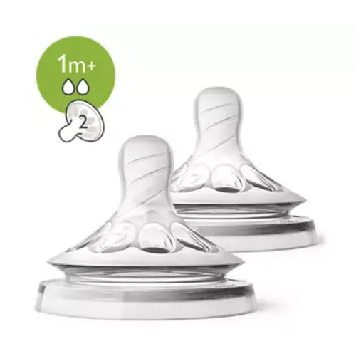 Philips Avent Natural Teats 1m+ 2-Pack SCF042/27