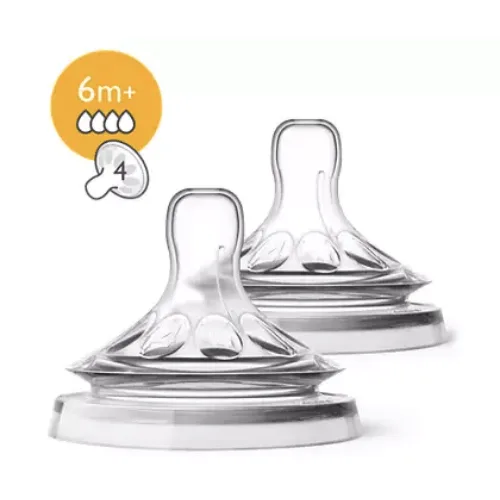 Philips Avent Natural Teats 6m+ 2-Pack SCF044/27