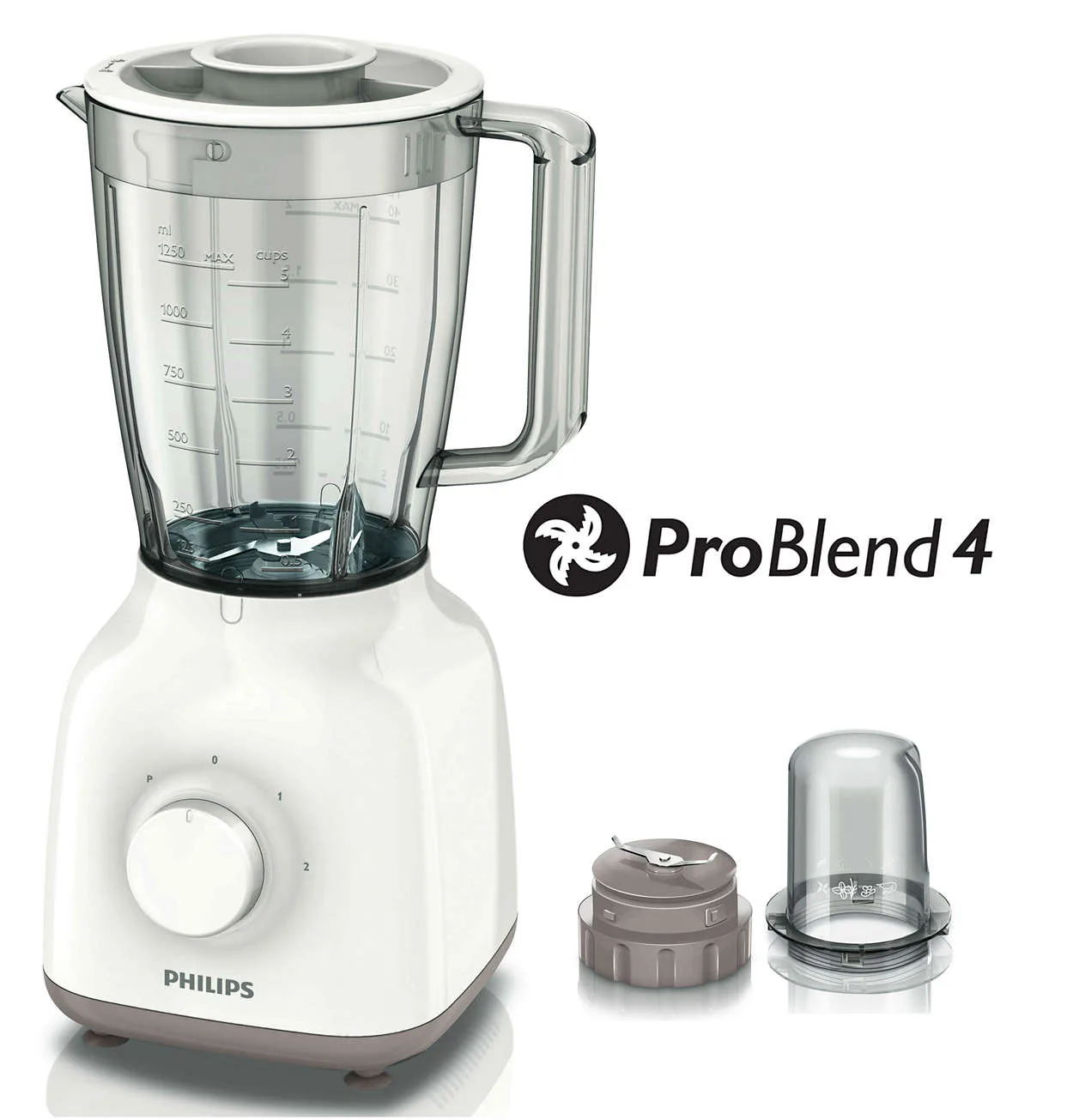 Philips Daily Collection Blender 400W HR2102/05 – Mini Chopper