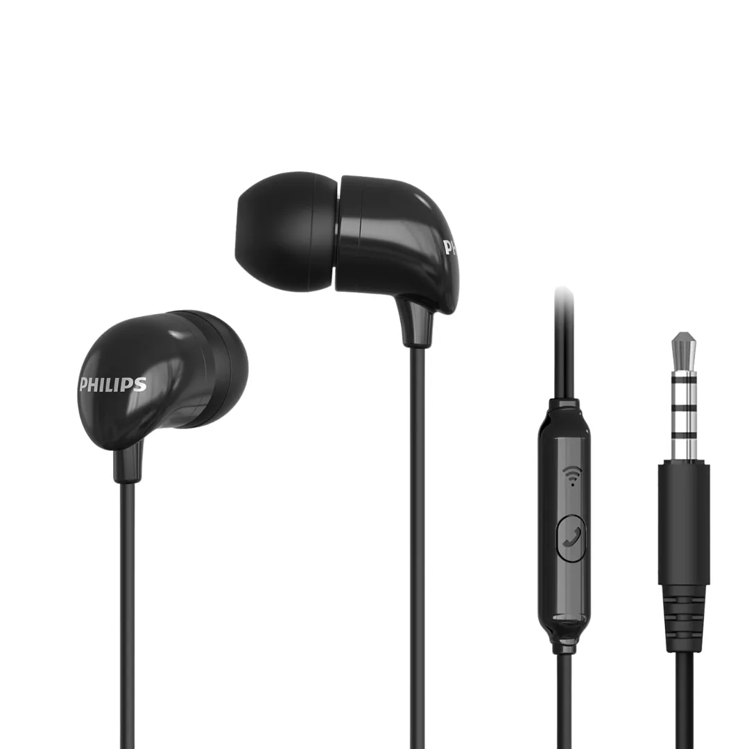 Philips In-Ear Headphones with Mic TAE1126BK/97