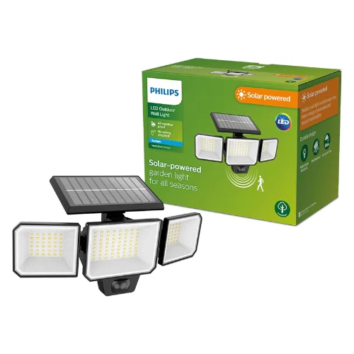 Philips Outdoor Solar Nysil Security Light 8.7W – Motion Sensor