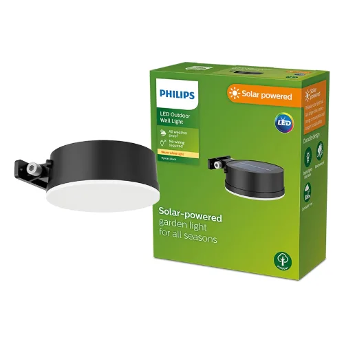 Philips Outdoor Solar Vynce Wall Light 1.5W