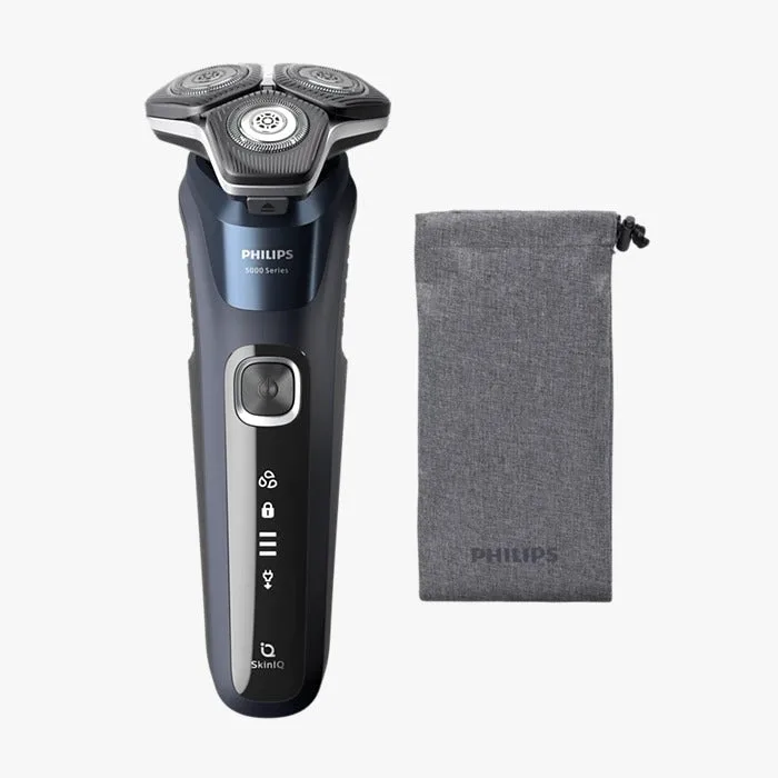 Philips Shaver 5000 Series Wet &amp; Dry Electric Shaver S5885/10 SkinIQ