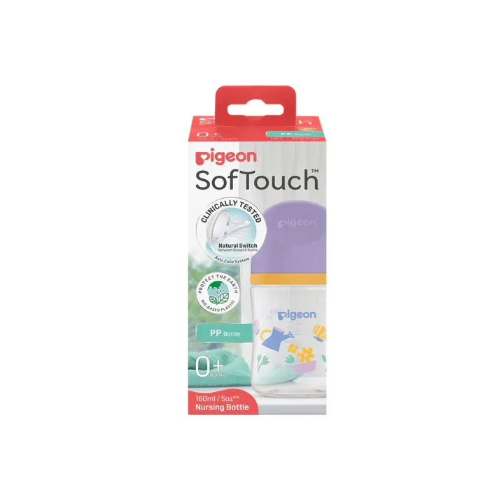 Pigeon SofTouch Nursing Bottle PP 160ml Spring 0+ Months 81295