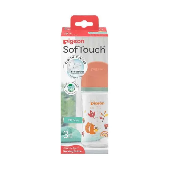 Pigeon SofTouch Nursing Bottle PP 240ml Autumn 3+ Months 81297