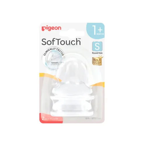 Pigeon SofTouch Teat Size S 1M+ 79462EK (2 Pack)