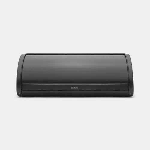 Roll Top Bread Bin - Matt Black
