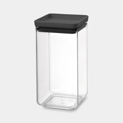 Square Cannister 1.6L - Dark Grey Tasty+