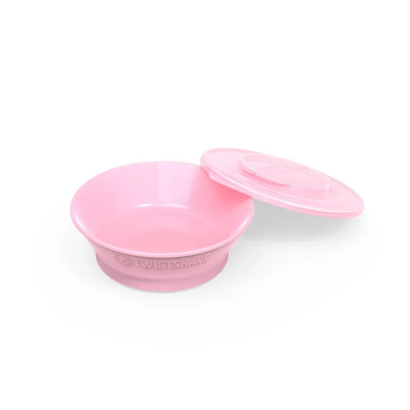 Twistshake Bowl 6+m Pastel Pink-78149