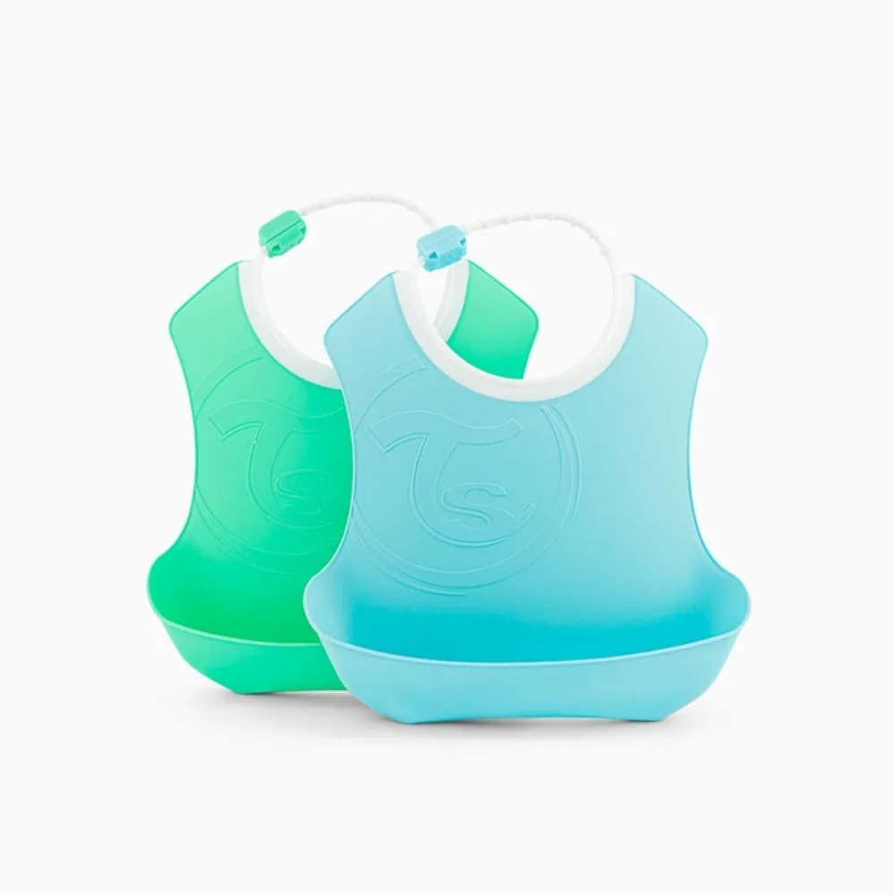 Twistshake Bib 4+ Pastel BlueGreen-78220