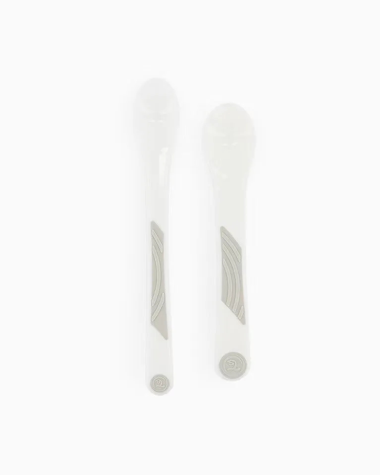Twistshake 2x Feeding Spoon Set 4+m White-78197