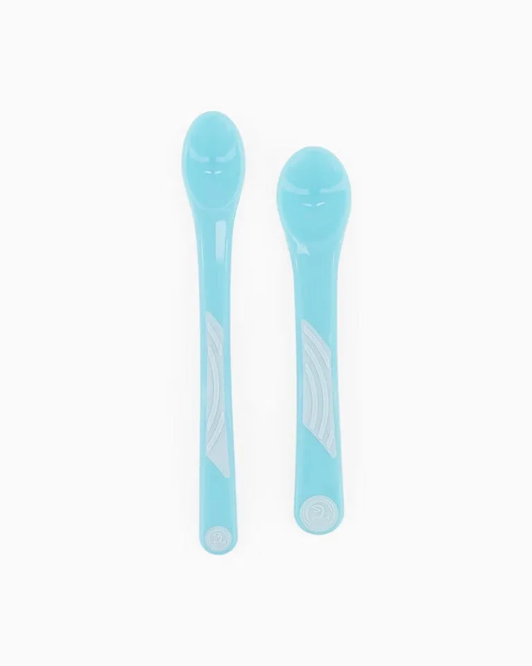 Twistshake 2x Feeding Spoon Set 4+m Patel Blue-78190