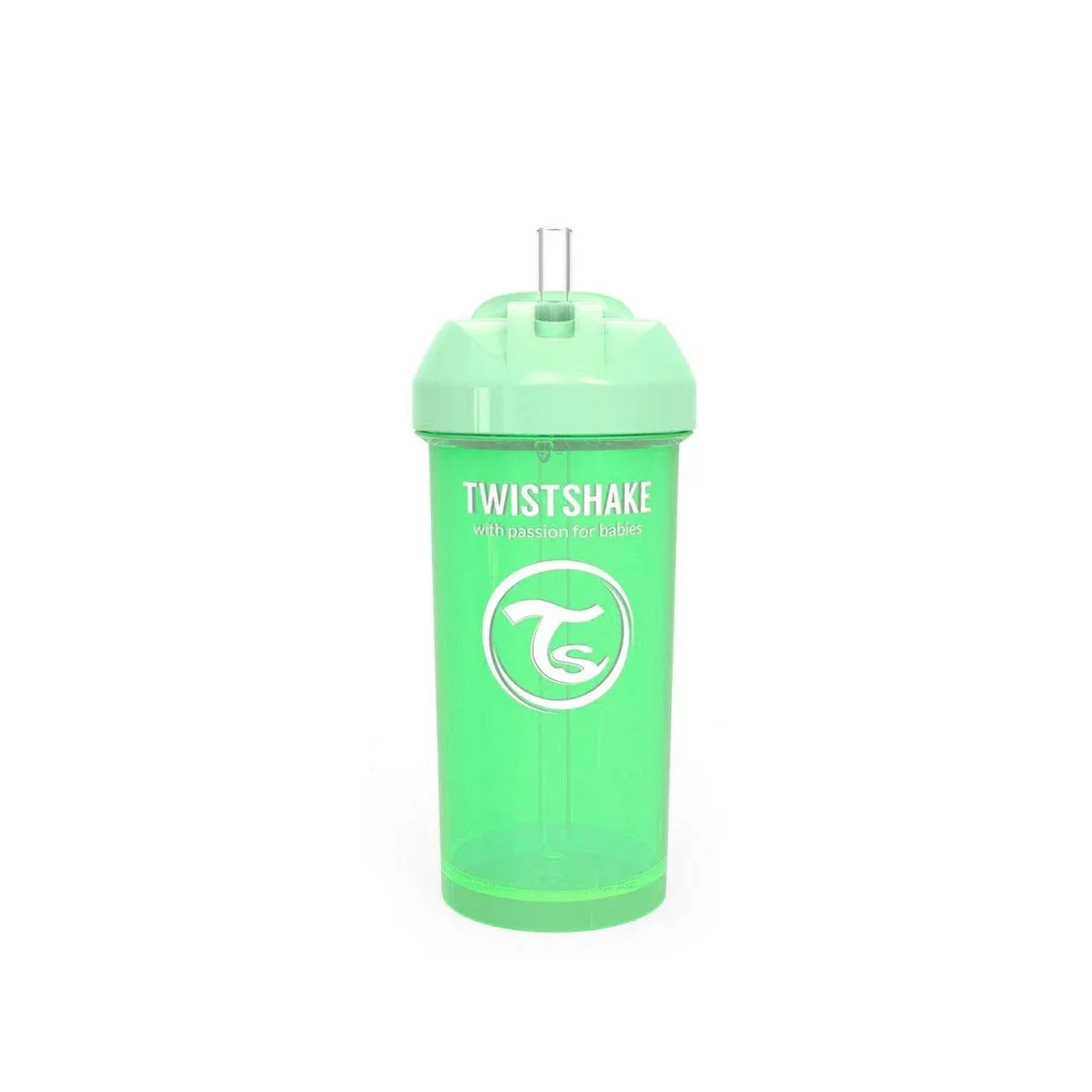 Twistshake Straw cup 360ml 6+m Pastel Green-78590
