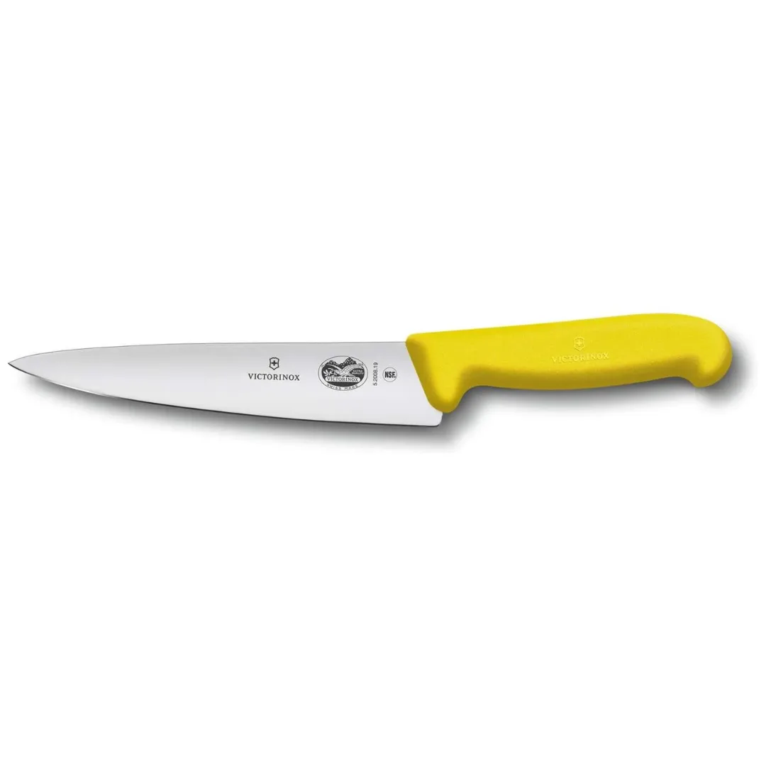 Victorinox Fibrox Pro Chef's Knife 8 Inch Yellow 5.2008.19