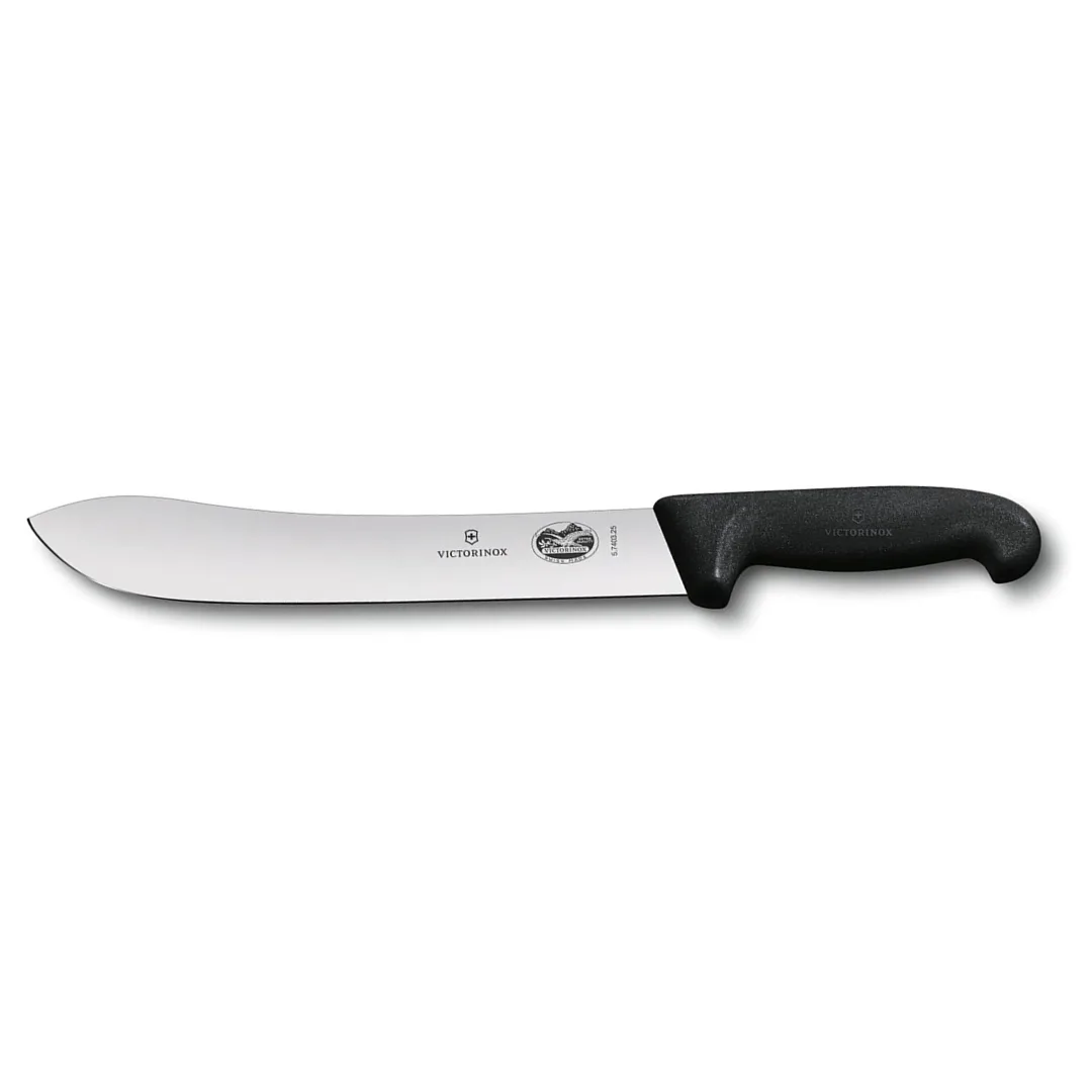 Victorinox Fibrox Butcher's Knife 14 Inch Wide Tip Black 5.7403.36