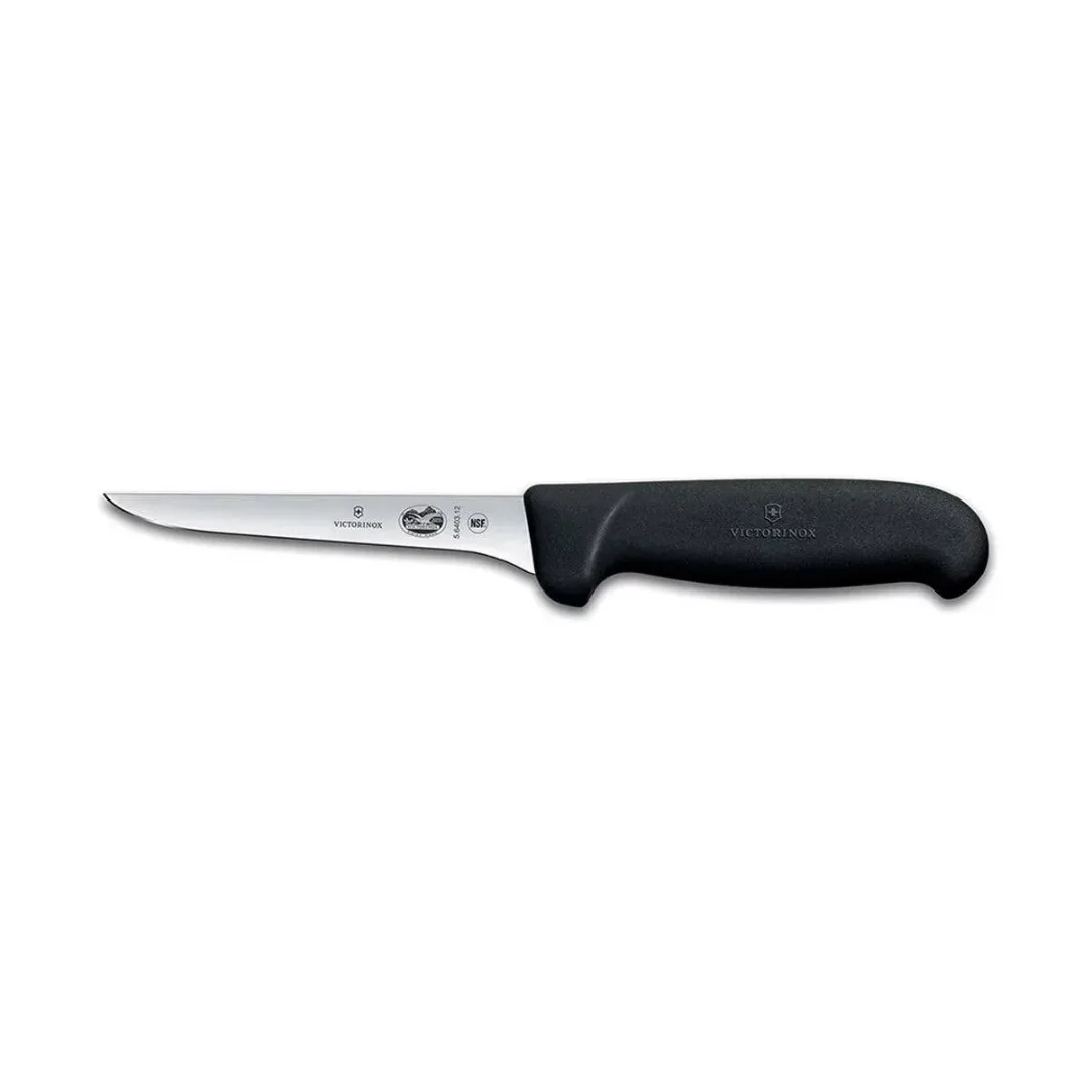Victorinox Fibrox Boning Knife 5 Inch Curved Narrow Blade 5.6403.12