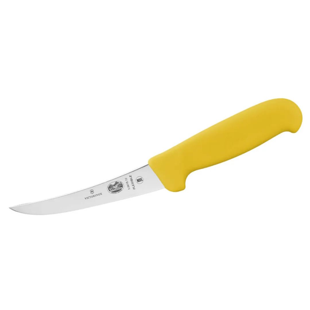 Victorinox Fibrox Boning Knife 5 Inch Yellow 5.6618.12
