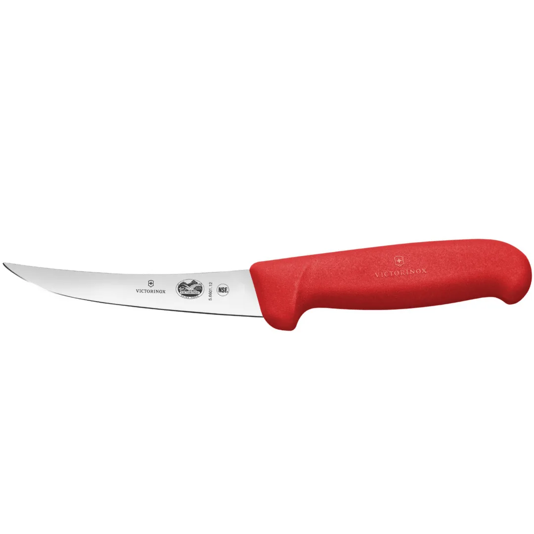 Victorinox Fibrox Boning Knife 5 Inch Red 5.6611.12
