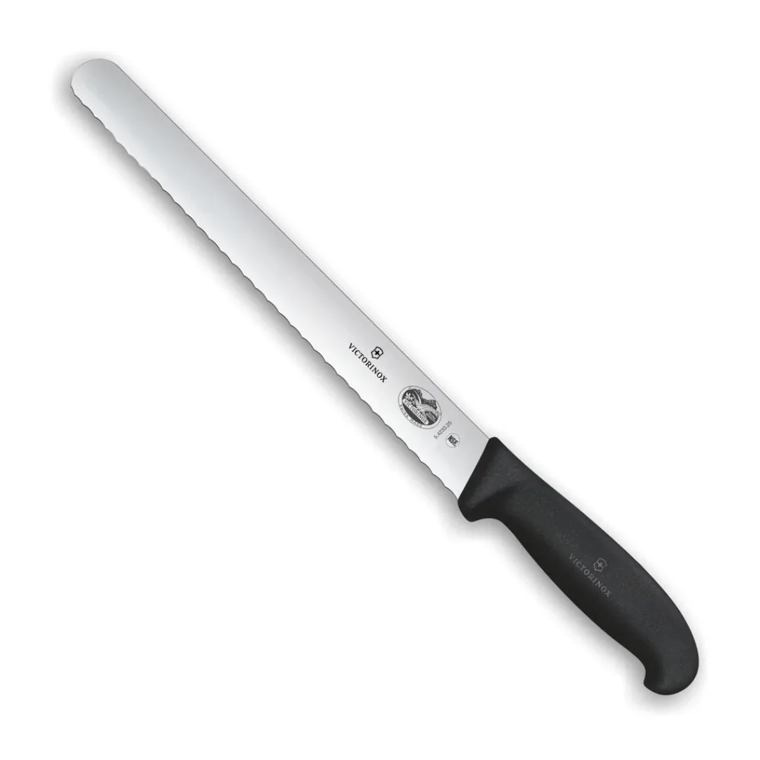 Victorinox Fibrox Slicing Larding Knife 14 Inch Wavy Edge 5.4233.36