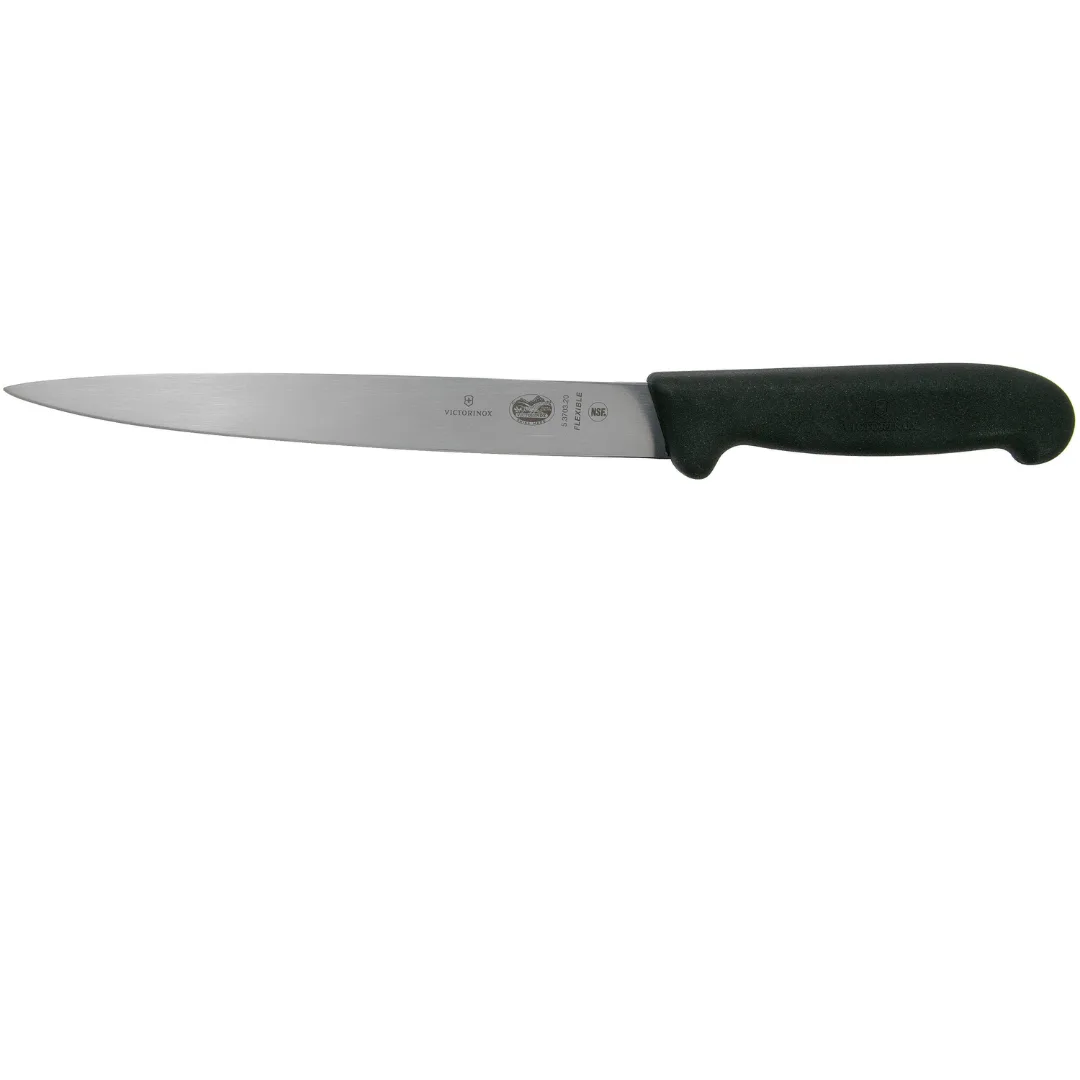 Victorinox Fibrox Filleting Knife 8 Inch Flexible Blade 5.3703.20