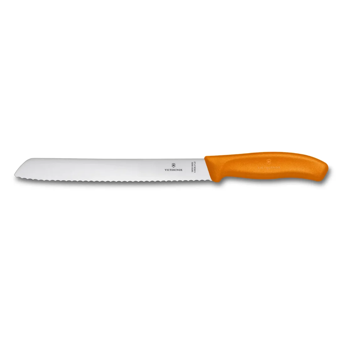 Victorinox Swiss Classic Bread Knife 8.25 Inch Orange 6.8636.21.L9B