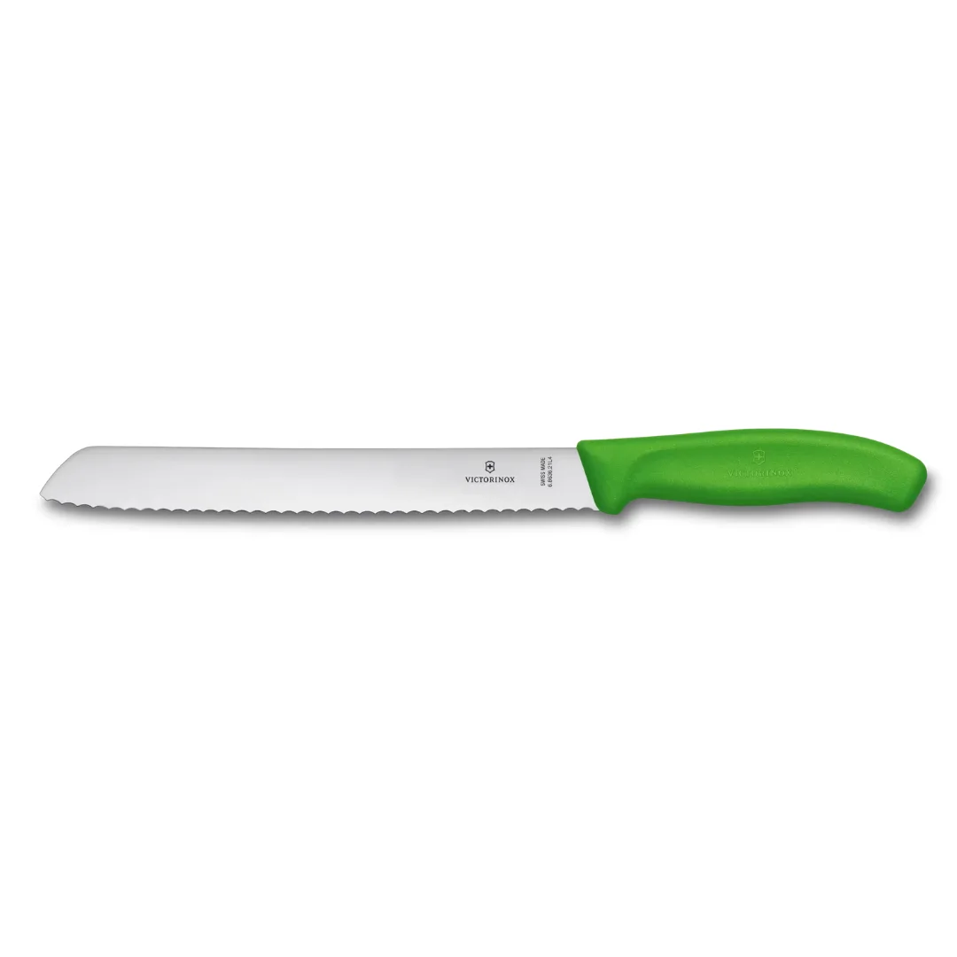 Victorinox Swiss Classic Bread Knife 8.25 Inch Green 6.8636.21.L4B