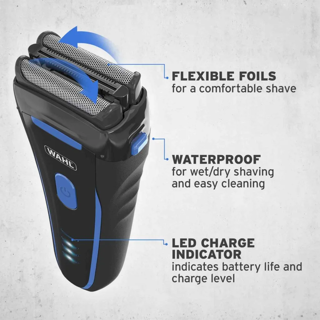 WAHL Clean and Close Wet-Dry Shaver 7063