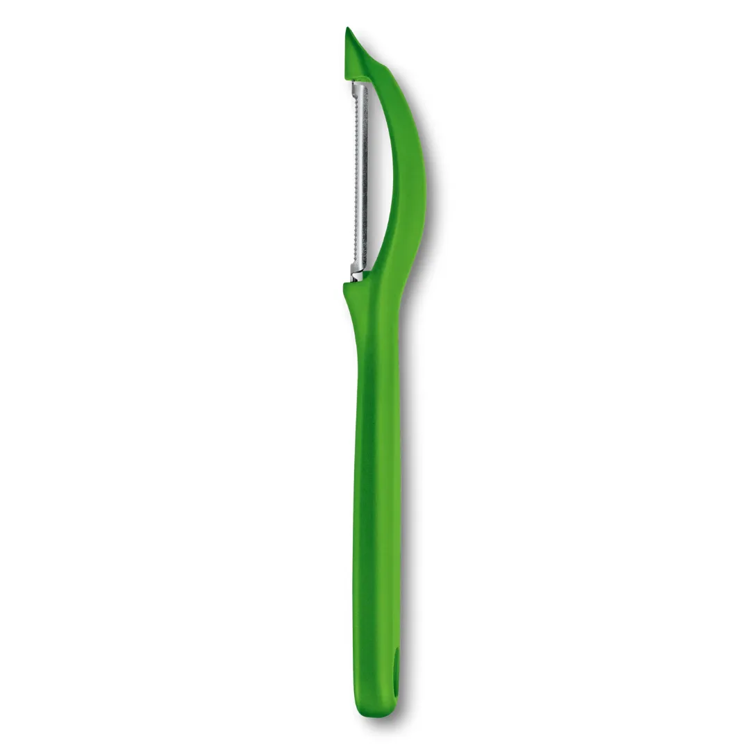 Victorinox Universal Peeler Double Serrated Green 7.6075.4
