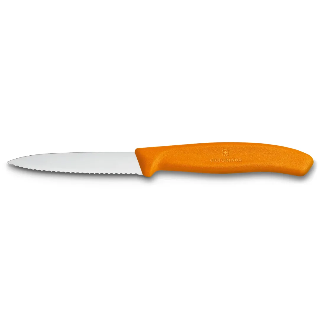 Victorinox Swiss Classic Paring Knife Serrated 8cm Orange 6.7636.L119