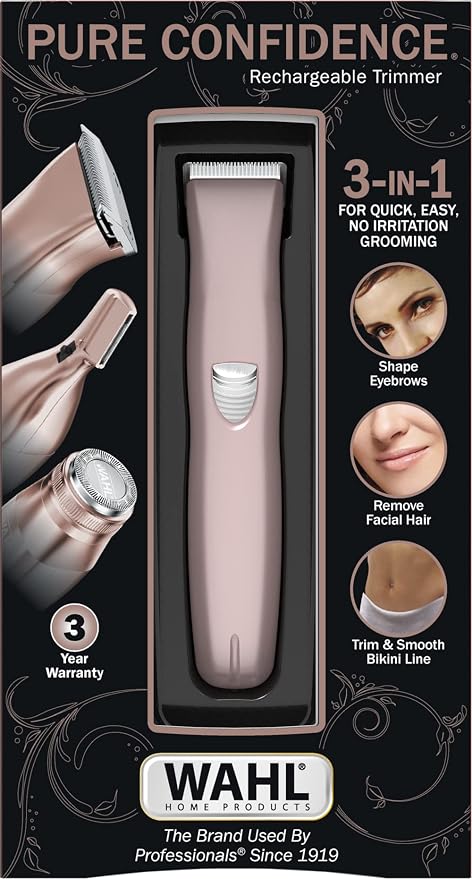 WAHL PURE CONFIDENCE -FACE &BODY HAIR REMOVER