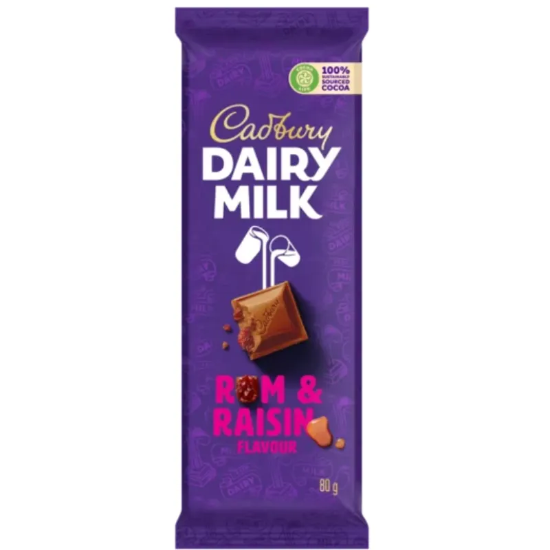 Rum & Raisin 80G X 24