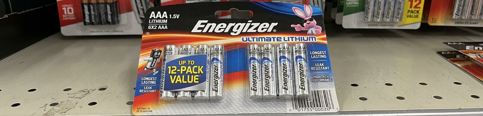 Energ UL LITHIUM 6X2 AAA
