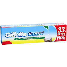 GILLETTE GUARD WITH SHAVING GEL