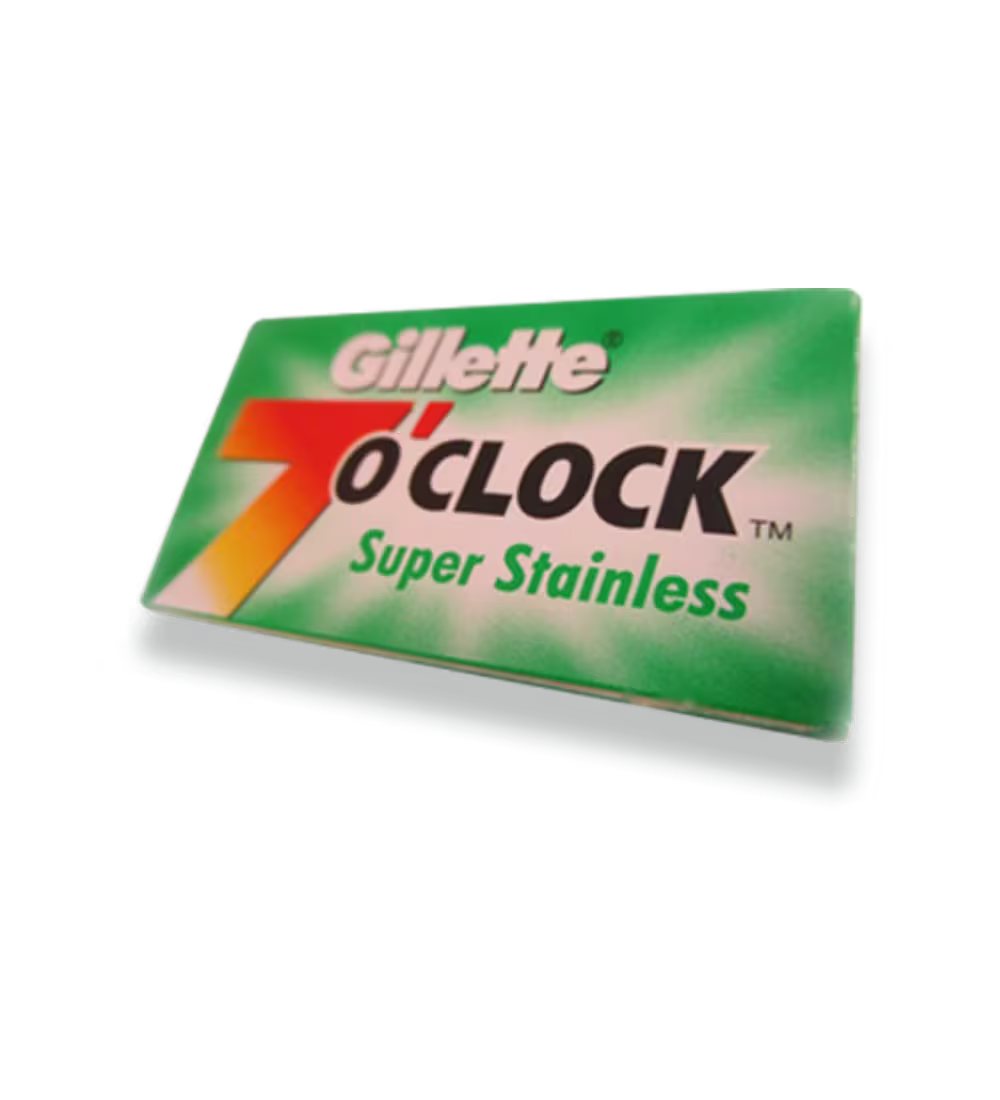 GILLETTE STAINLESS - 7 O'CLOCK