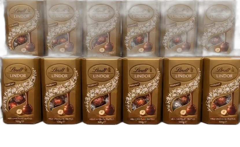 LINDT LINDOR HAZELNUT 12X100GM